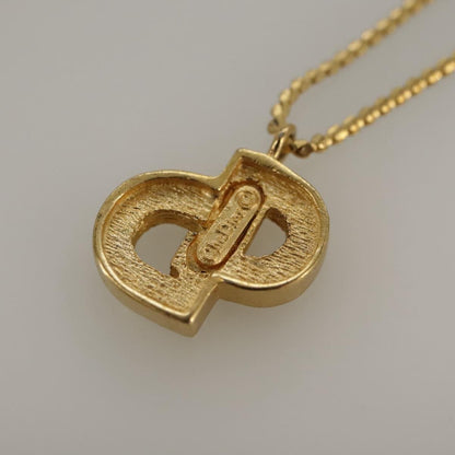 Christian Dior CD Pendant Necklace Gold-plated, GOLD, GOLD_PLATED, Necklace