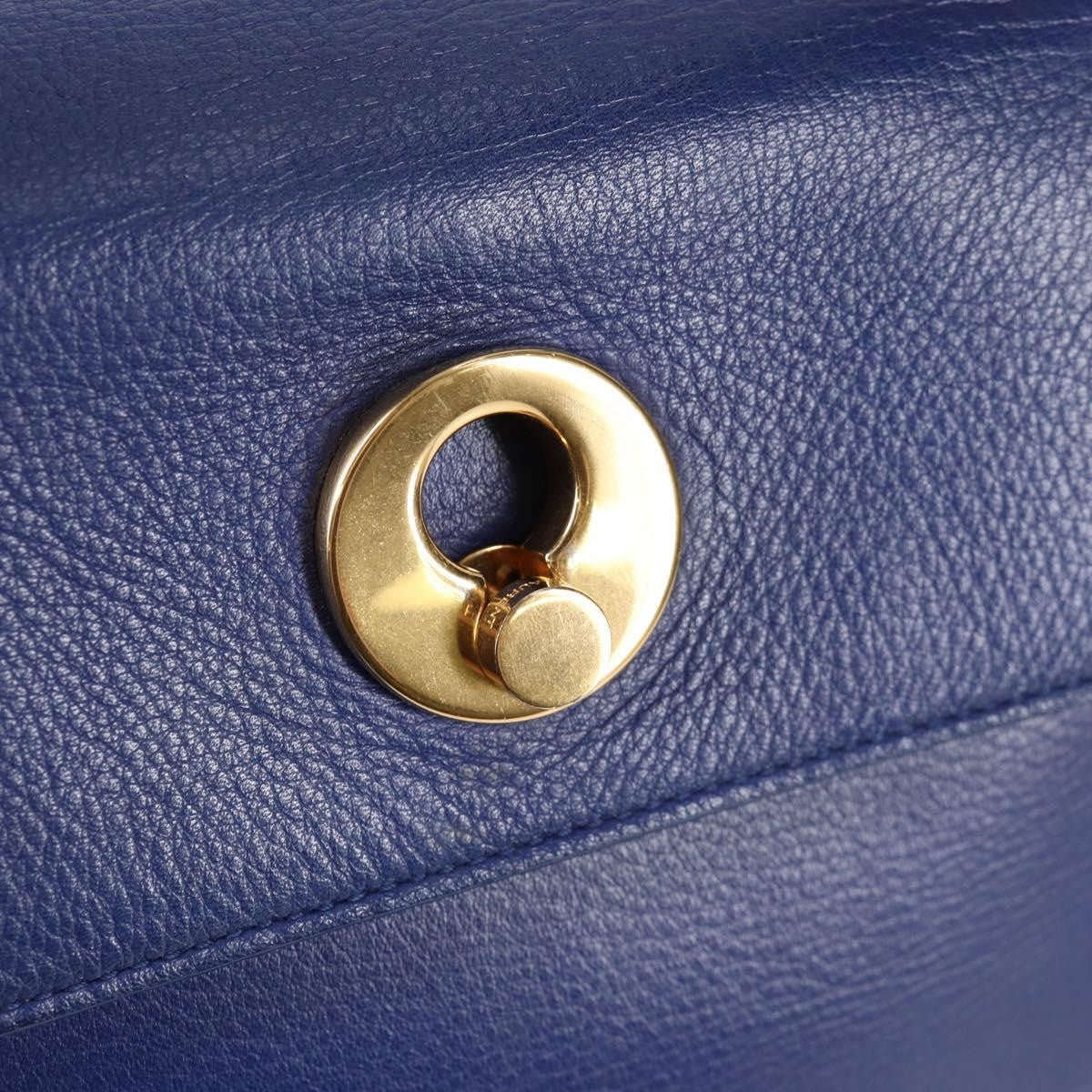 Saint Laurent Muse Two Bag Leather, BLUE, LEATHER, Tote bag