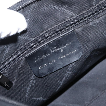 Salvatore Ferragamo Vala Shoulder Bag Nylon, Black, Nylon, Shoulder Bag
