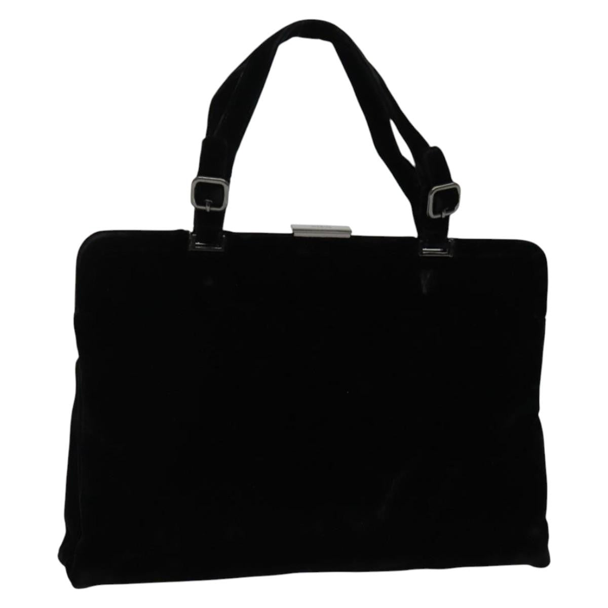 Prada Vintage Handbag Tessuto, BLACK, VELVET, Handbag