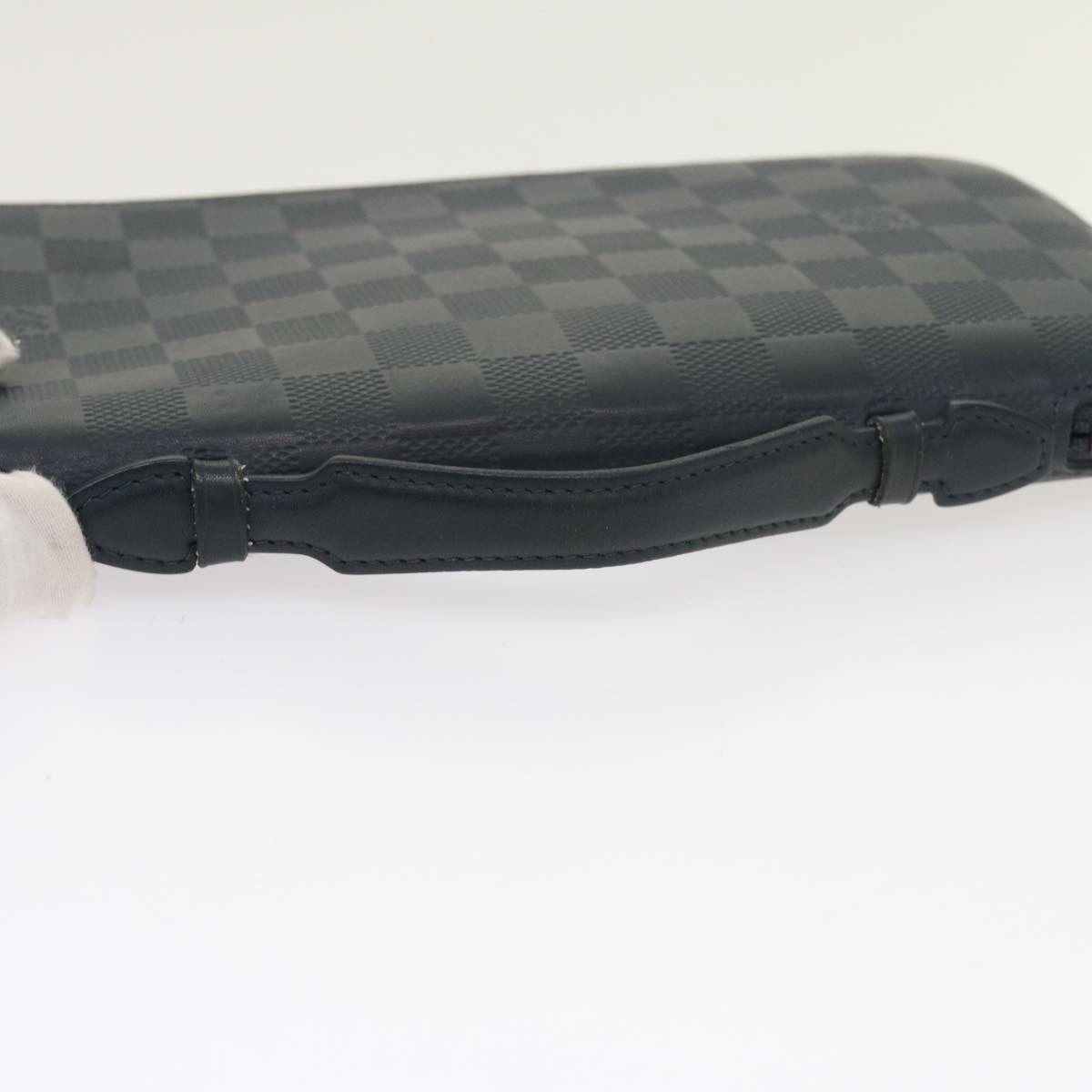 Louis Vuitton Organiser Atholl Leather, BLACK, LEATHER, Clutche & pouche