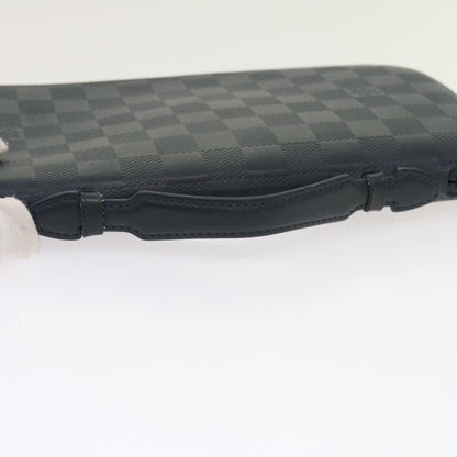 Louis Vuitton Organiser Atholl Leather, BLACK, LEATHER, Clutche & pouche