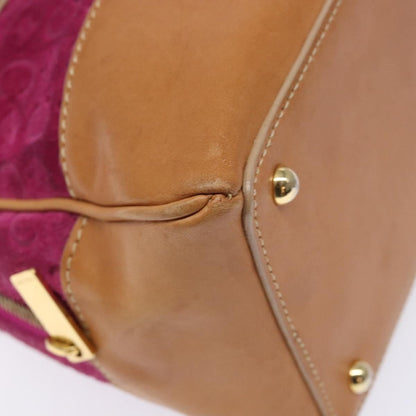 Celine Vintage Macadam Handbag C Macadam Suede, PURPLE, SUEDE, Handbag