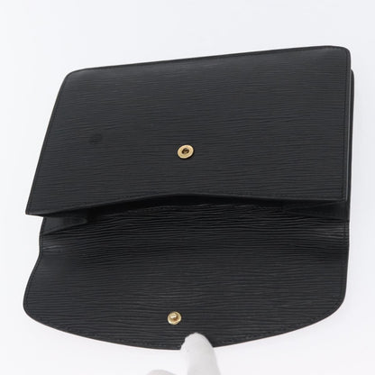 Louis Vuitton Vintage Montaigne Clutch Epi Leather, BLACK, LEATHER, Clutche & pouche
