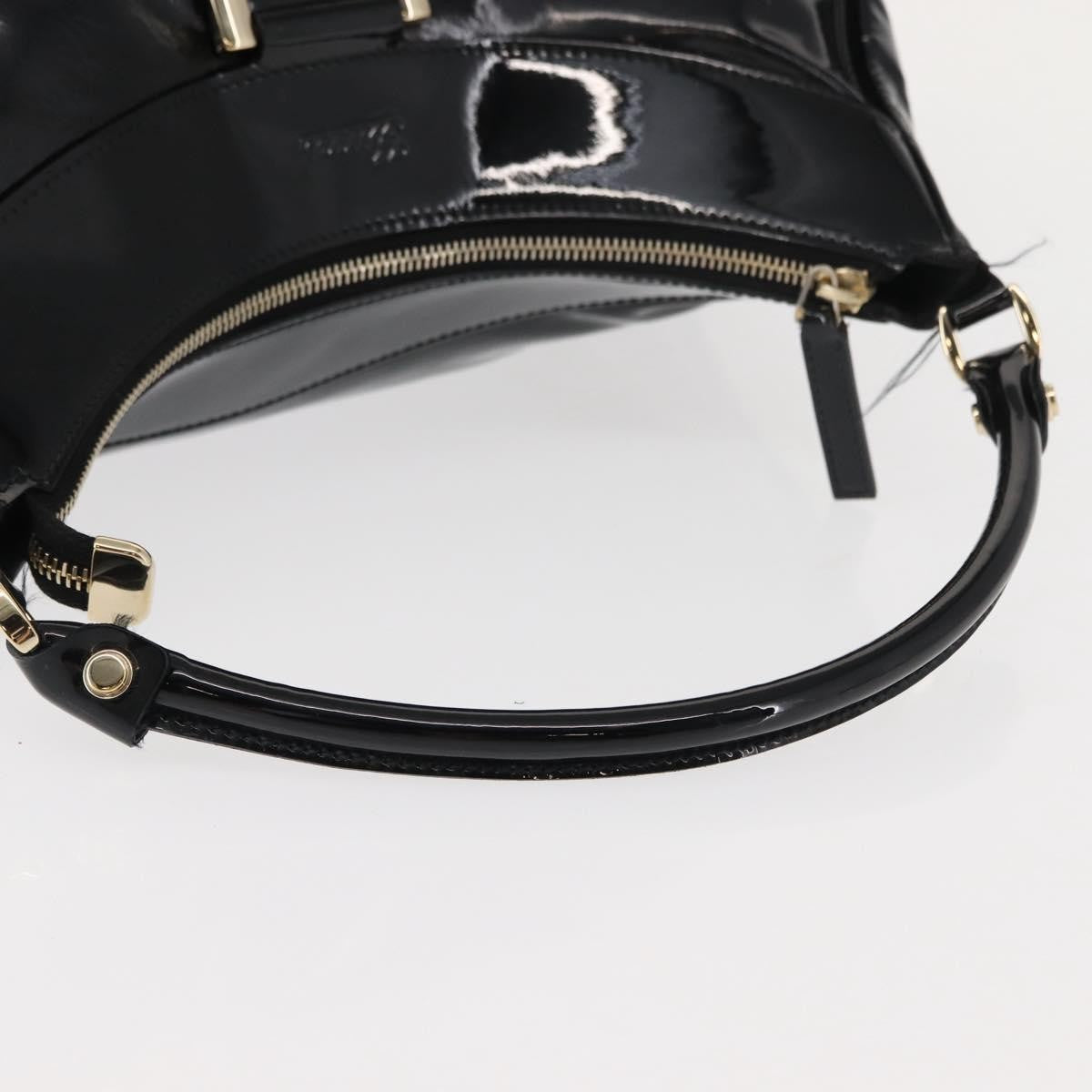 Gucci D Ring Hobo Patent, BLACK, PATENT_LEATHER, Shoulder bag