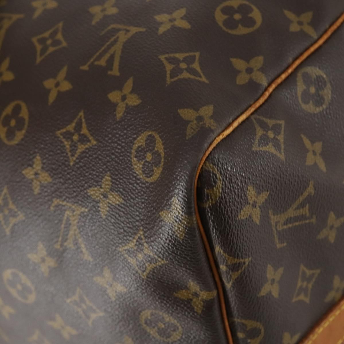 Louis Vuitton Keepall Bag Monogram Canvas, BROWN, CANVAS, Travel bag