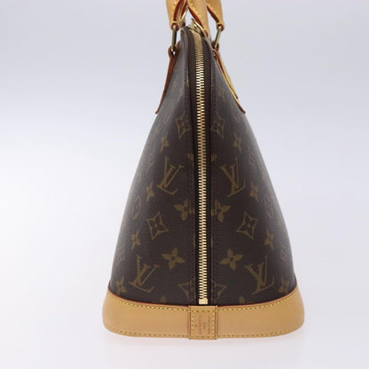 Louis Vuitton Vintage Alma Handbag Monogram Canvas, BROWN, CANVAS, Handbag