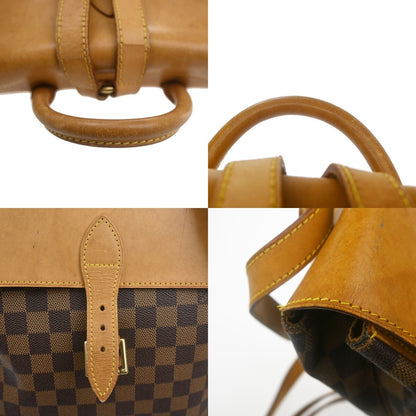Louis Vuitton Arlequin Backpack Damier, BROWN, CANVAS, Backpack