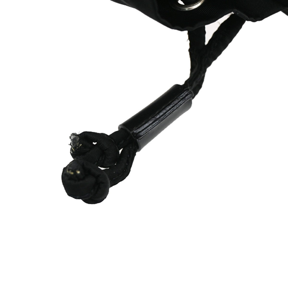 Prada Drawstring Wristlet Bucket Bag Tessuto, BLACK, NYLON, Handbag