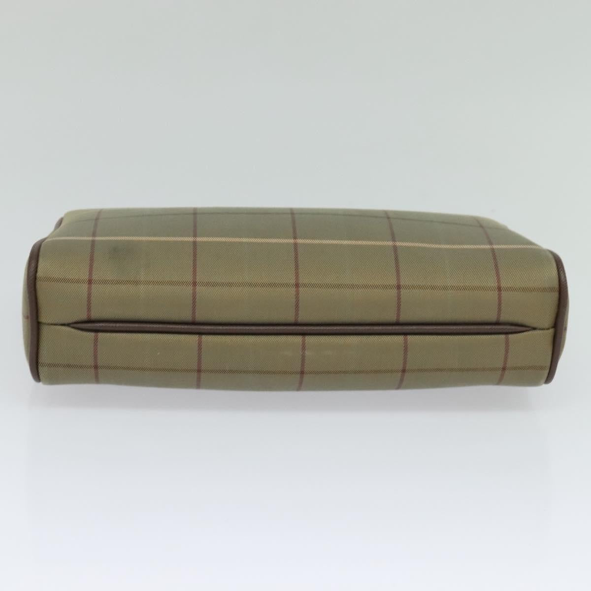 Burberry Nova check Pochette Canvas, BEIGE, CANVAS, Clutche & pouche