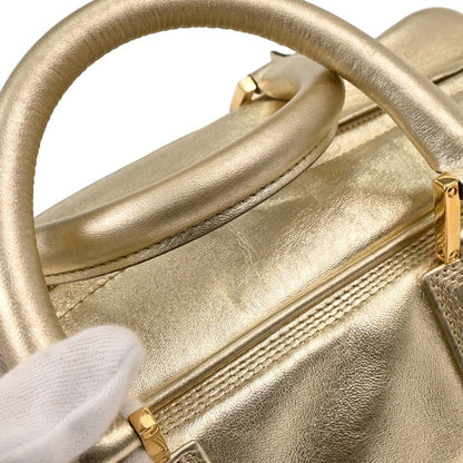 Loewe Amazona Bag Leather, METALLIC, LEATHER, Handbag