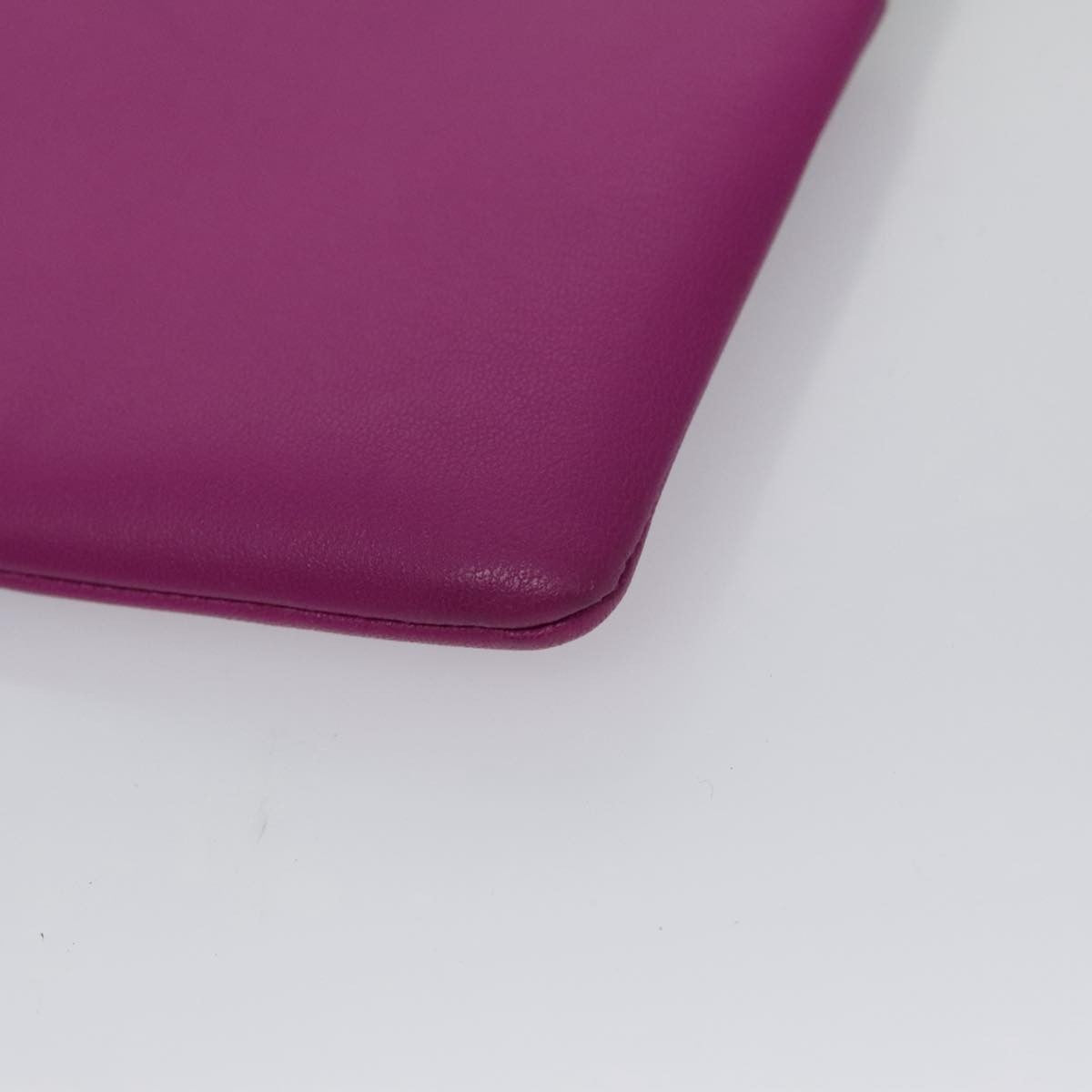 Celine Solo Pouch Bicolor Leather, PURPLE, LEATHER, Clutche & pouche