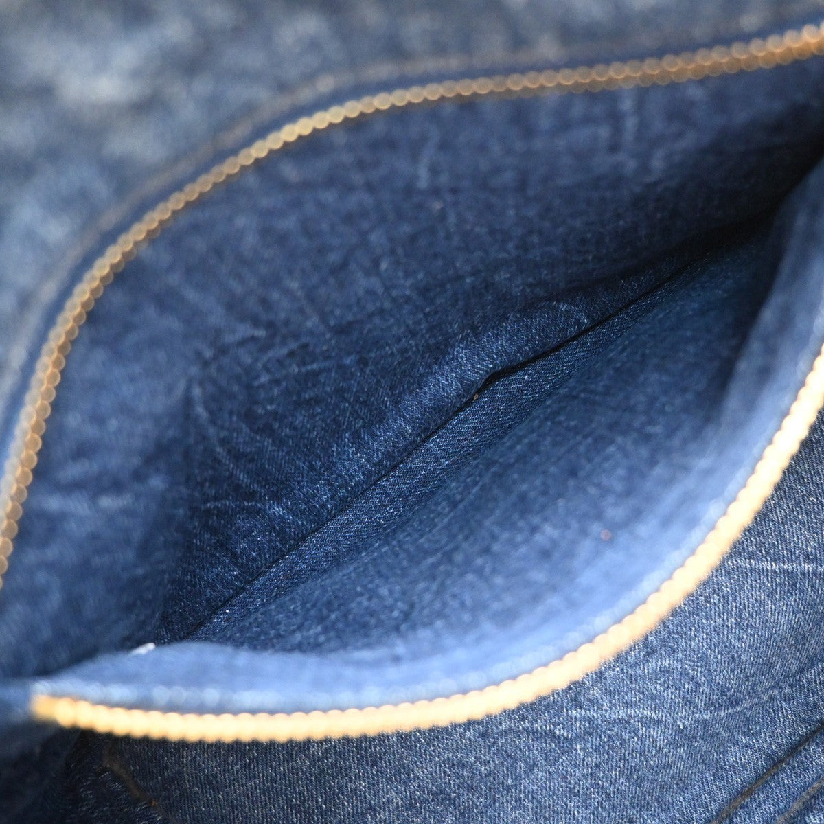 Prada Canapa Open Tote Denim, BLUE, DENIM_JEANS, Tote bag