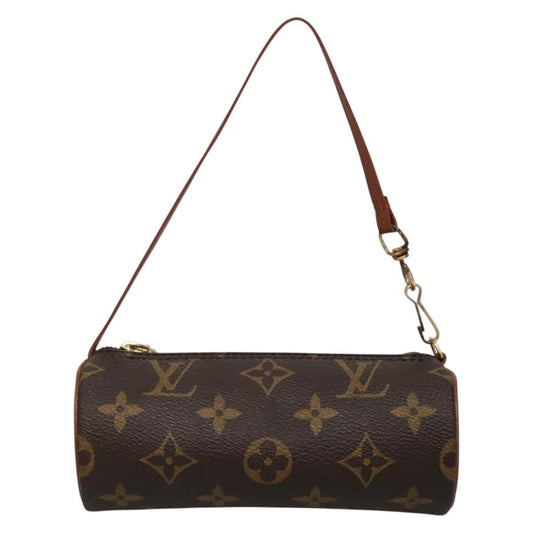 Louis Vuitton Papillon Pochette Monogram Canvas, BROWN, CANVAS, Clutche & pouche