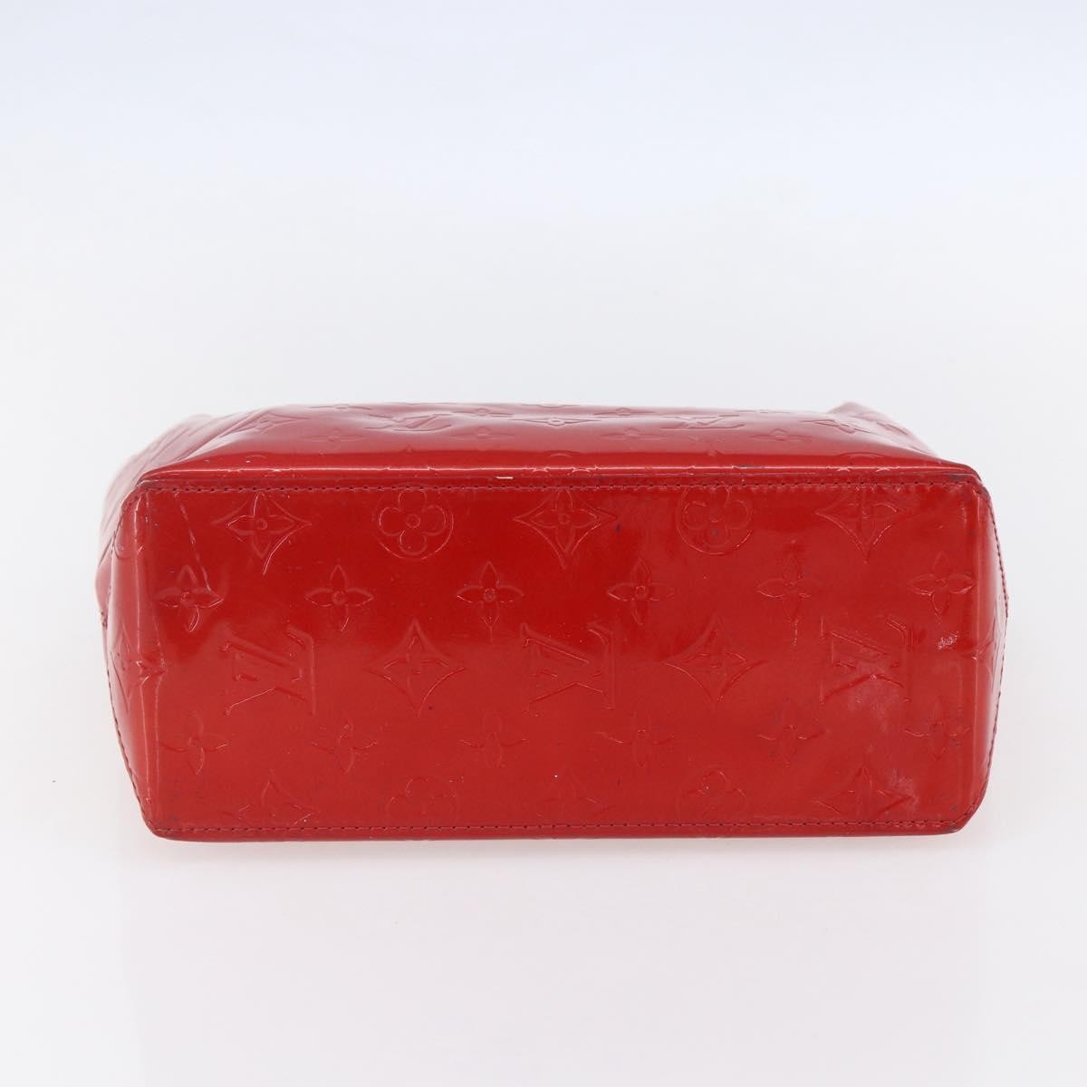 Louis Vuitton Reade Handbag Monogram Vernis, RED, PATENT_LEATHER, Handbag