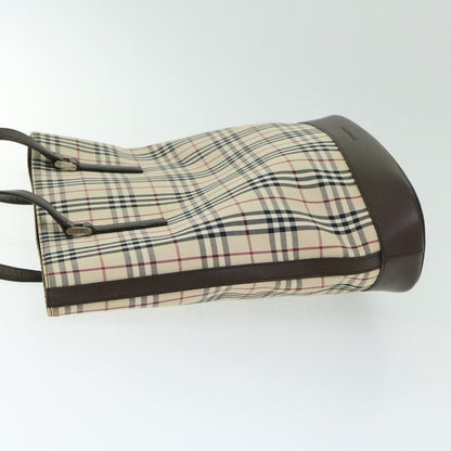 Burberry Nova Check Tote Nylon, BEIGE, NYLON, Tote bag