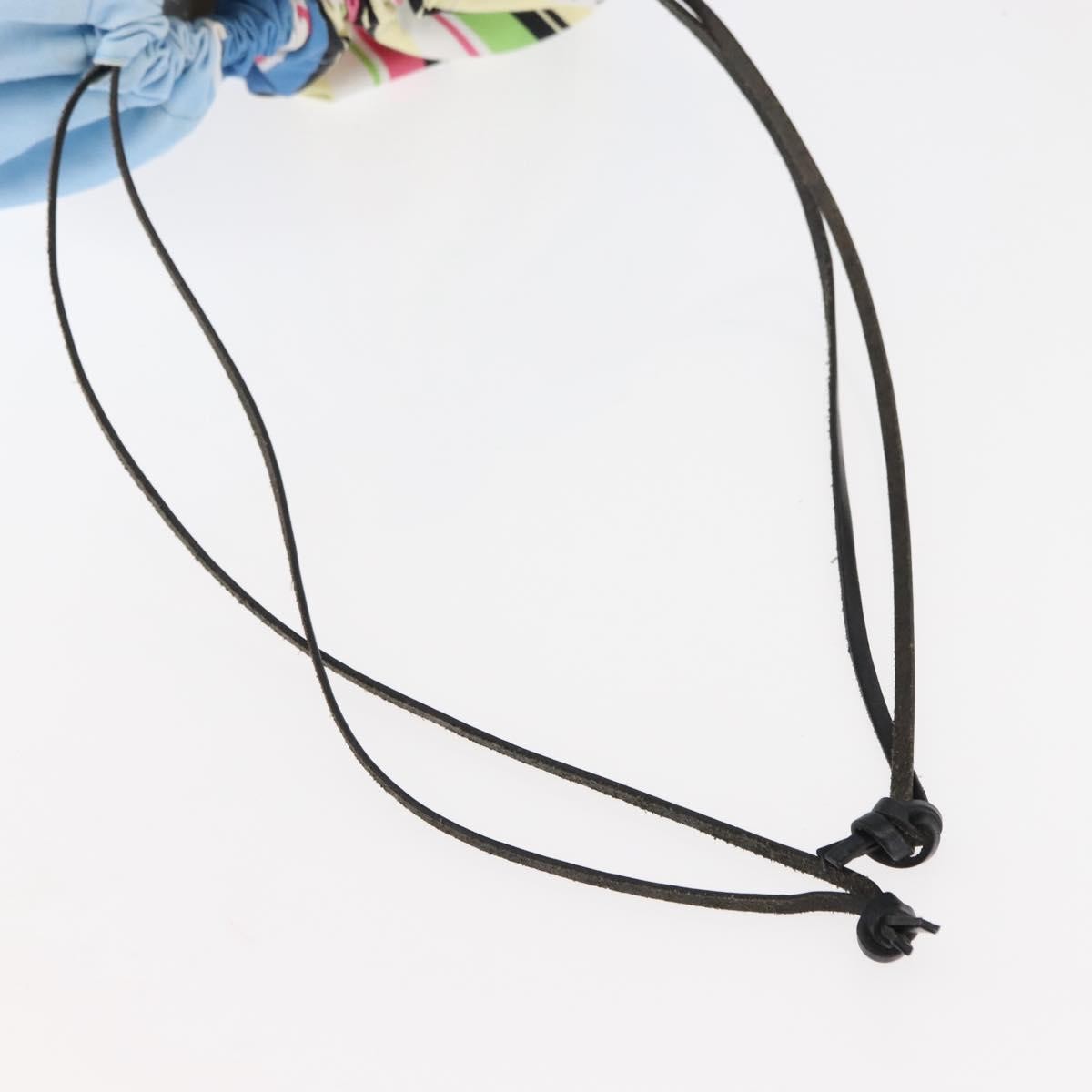 Loewe Drawstring Pouch Printed Canvas, BLUE, CANVAS, Bag