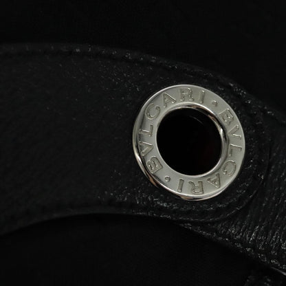 Bvlgari Logomania Tote bag Canvas, BLACK, CANVAS, Tote bag