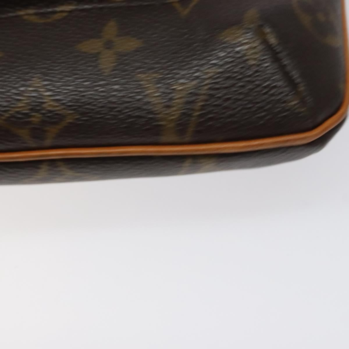 Louis Vuitton Partition Wristlet Clutch Monogram Canvas, BROWN, CANVAS, Clutche & pouche