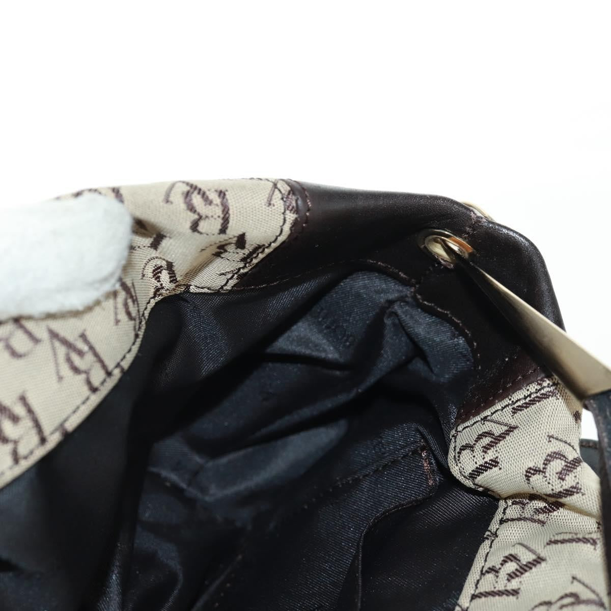 Bottega Veneta Vintage Flap Shoulder Bag Canvas, BEIGE, CANVAS, Shoulder bag