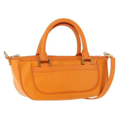 Louis Vuitton Danura Handbag Epi, ORANGE, LEATHER, Handbag