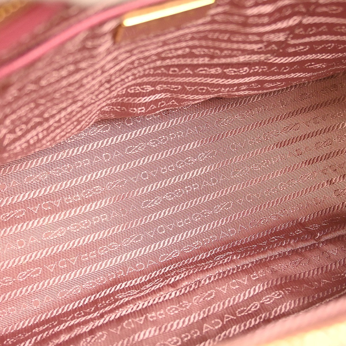 Prada Double Zip Lux Tote Saffiano Leather, PINK, LEATHER, Handbag