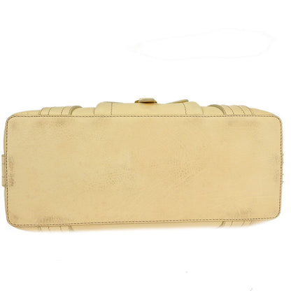 Celine Handbag Leather, ECRU, LEATHER, Handbag