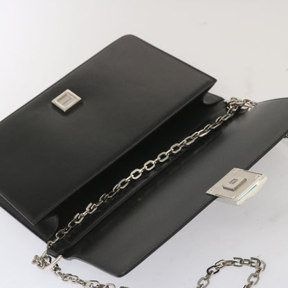 Givenchy 4G Chain Crossbody Bag Leather, BLACK, LEATHER, Crossbody bag