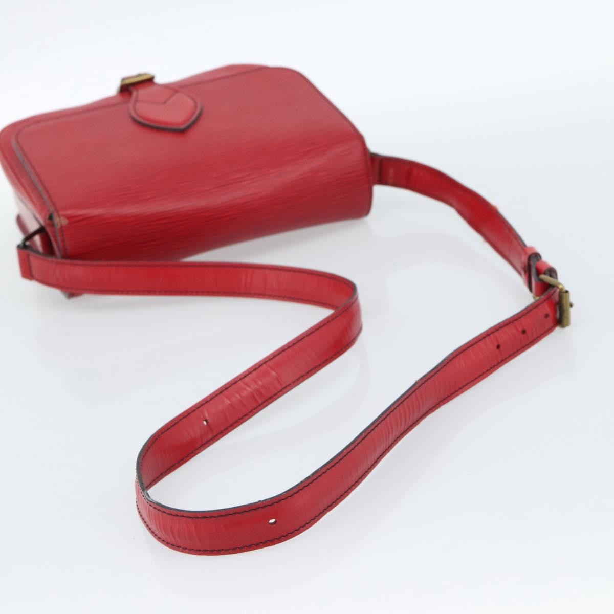 Louis Vuitton Cartouchiere Handbag Epi Leather, Red, Leather, Shoulder Bag