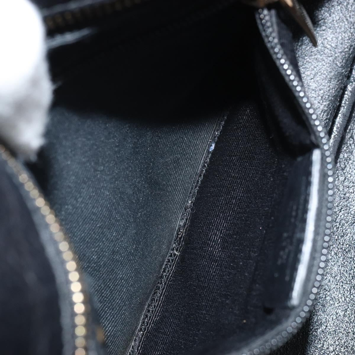 Salvatore Ferragamo Gancini Tote Leather, BLACK, LEATHER, Tote bag