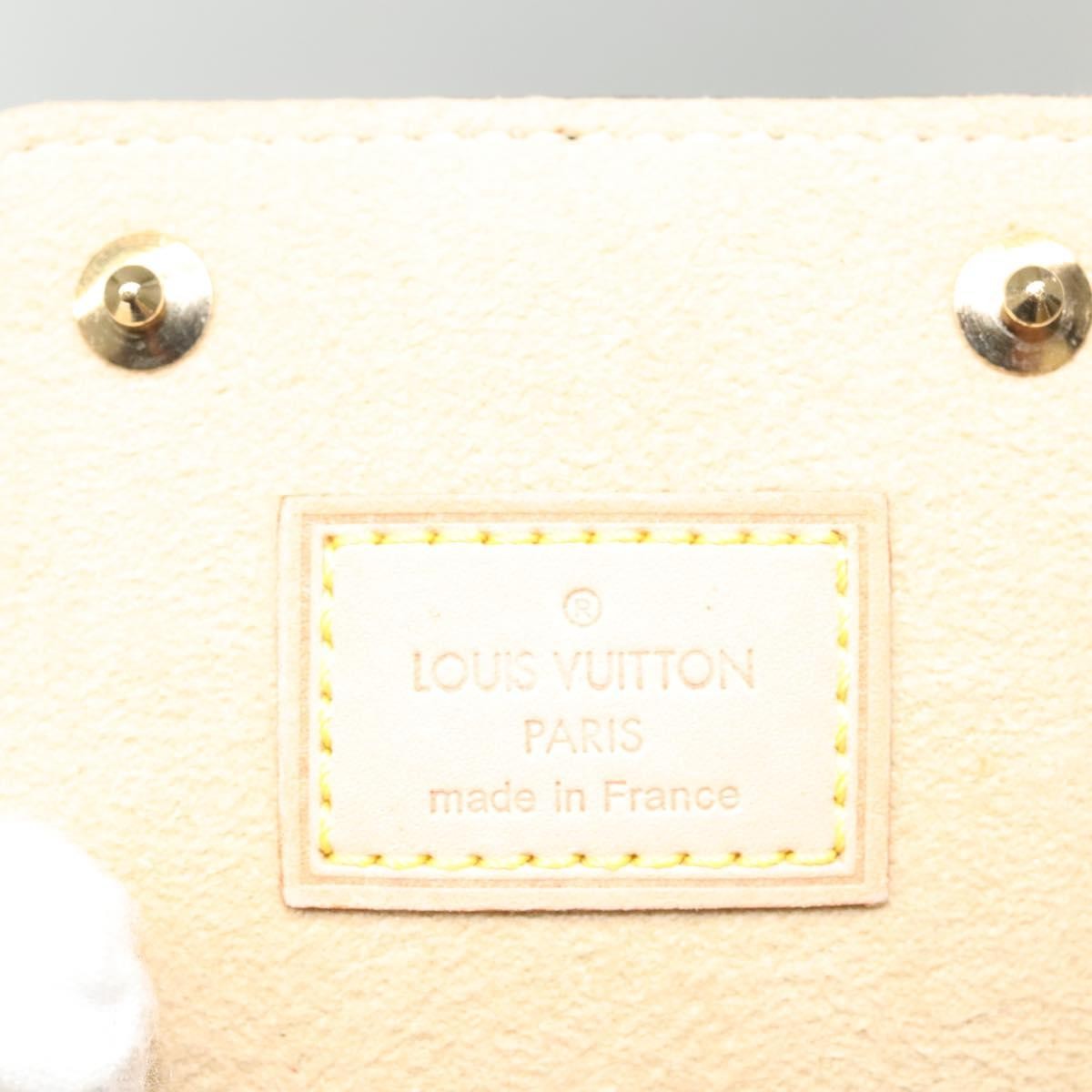 Louis Vuitton CASE JEWELRY BOX Canvas, BROWN, CANVAS, Wallets