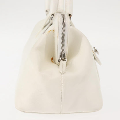 Christian Dior Vintage Handbag Leather, WHITE, LEATHER, Handbag