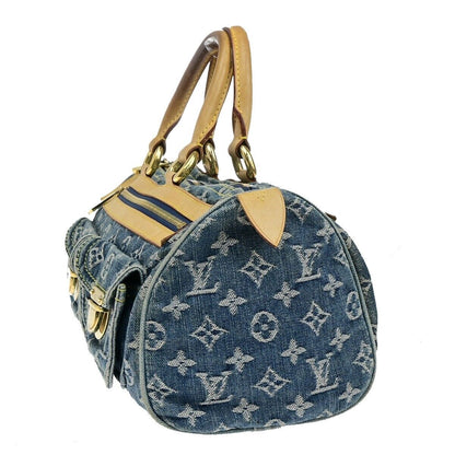 Louis Vuitton Neo Speedy Bag Denim, BLUE, DENIM_JEANS, Handbag