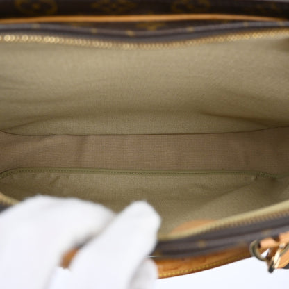 Louis Vuitton Alize Bag Monogram Canvas, BROWN, CANVAS, Travel bag