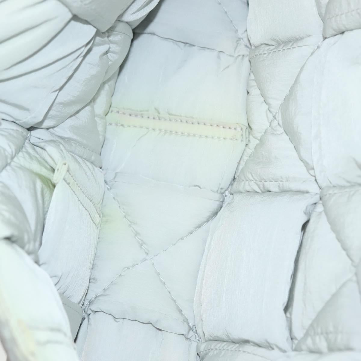 Bottega Veneta Padded Tech Cassette Crossbody Bag Intrecciato Nylon, GRAY, NYLON, Crossbody bag