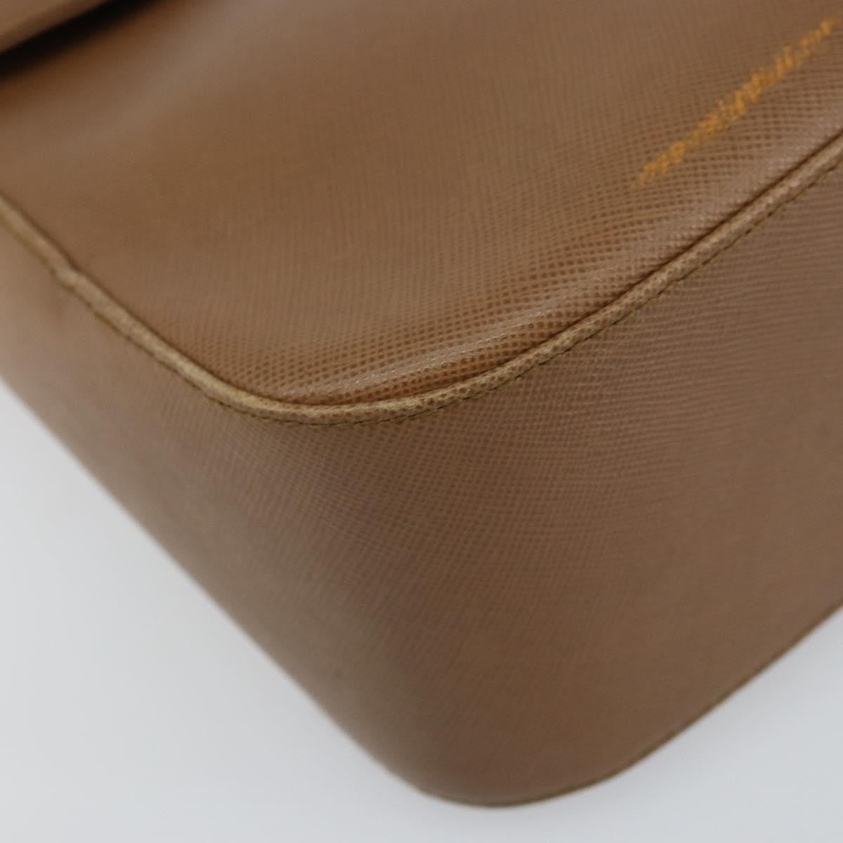 Salvatore Ferragamo Vintage Handbag Leather, BROWN, LEATHER, Handbag