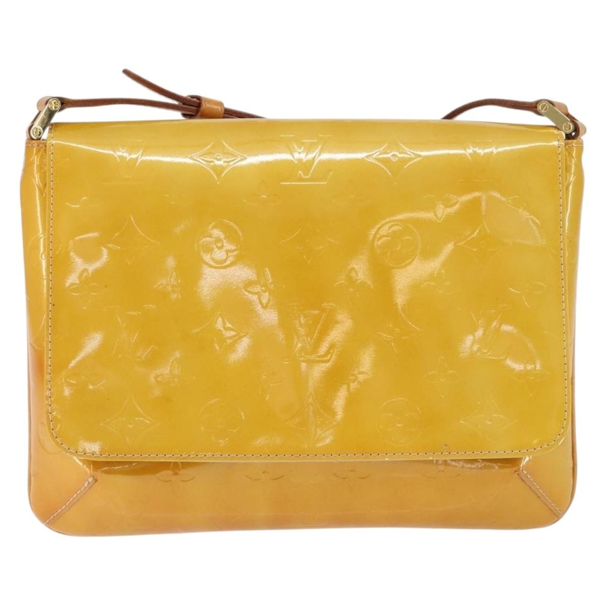 Louis Vuitton Thompson Street Handbag Monogram Vernis, BEIGE, PATENT_LEATHER, Shoulder bag