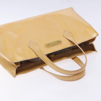 Louis Vuitton Wilshire Handbag Monogram Vernis, BEIGE, PATENT_LEATHER, Handbag