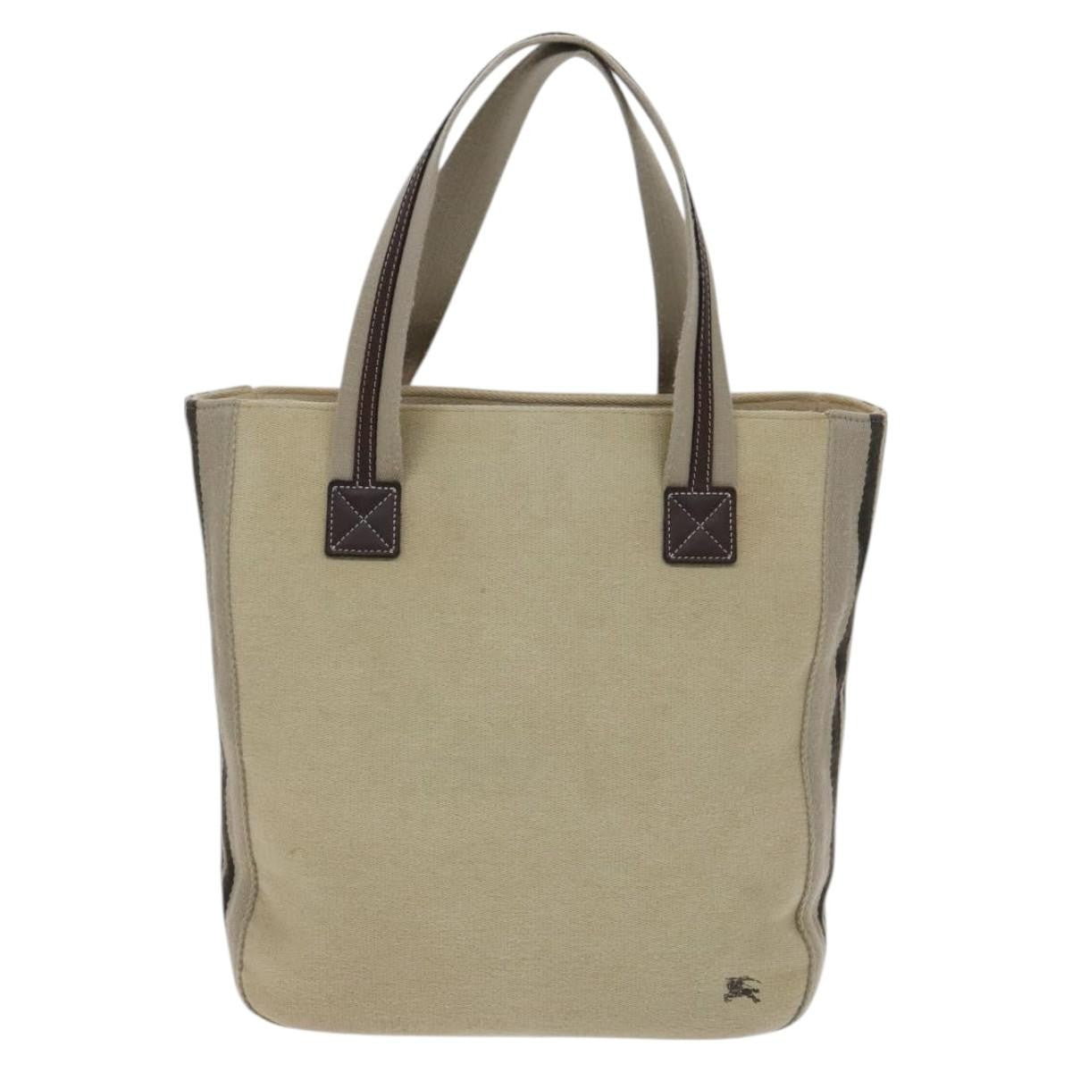 Burberry Blue Label Tote Bag Canvas, BEIGE, CANVAS, Tote bag