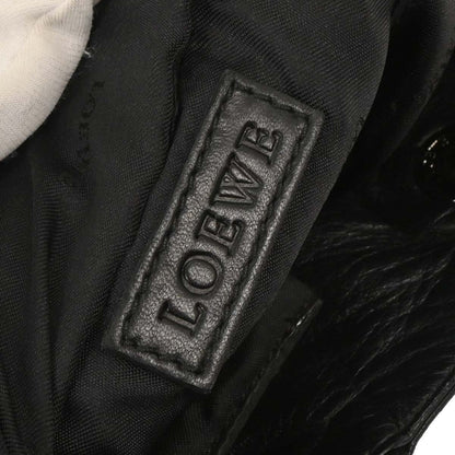 Loewe Anagram Logo Nappa Aire Hand Bag Leather, BLACK, LEATHER, Handbag