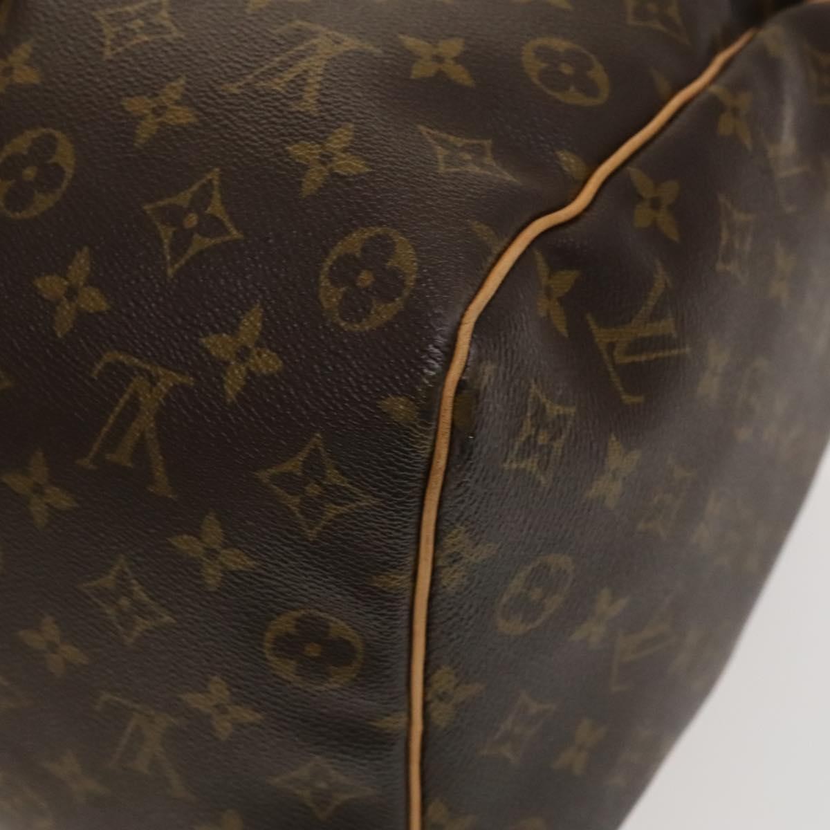 Louis Vuitton Keepall Bag Monogram Canvas, BROWN, CANVAS, Travel bag