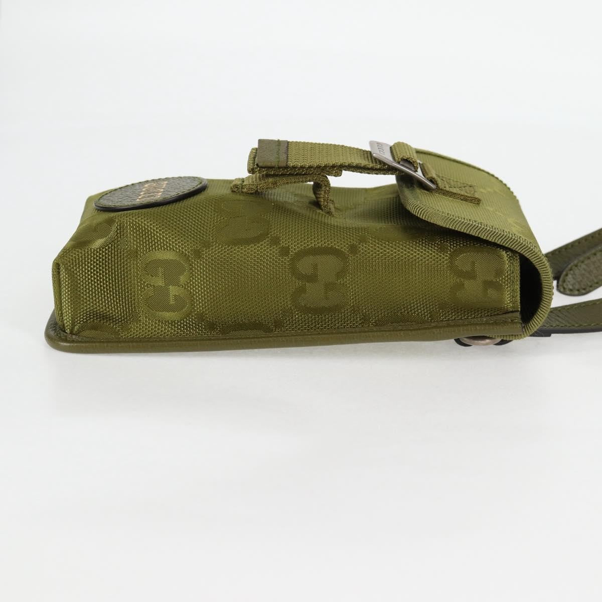 Gucci Off The Grid Shoulder Bag GG Econyl, GREEN, CANVAS, Shoulder bag