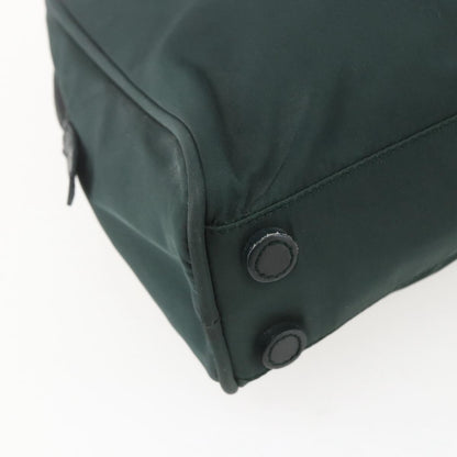Prada Bowling Shoulder Bag Tessuto, GREEN, NYLON, Handbag
