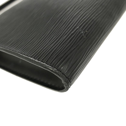 Louis Vuitton Pochette Accessoires Epi Leather, BLACK, LEATHER, Clutche & pouche