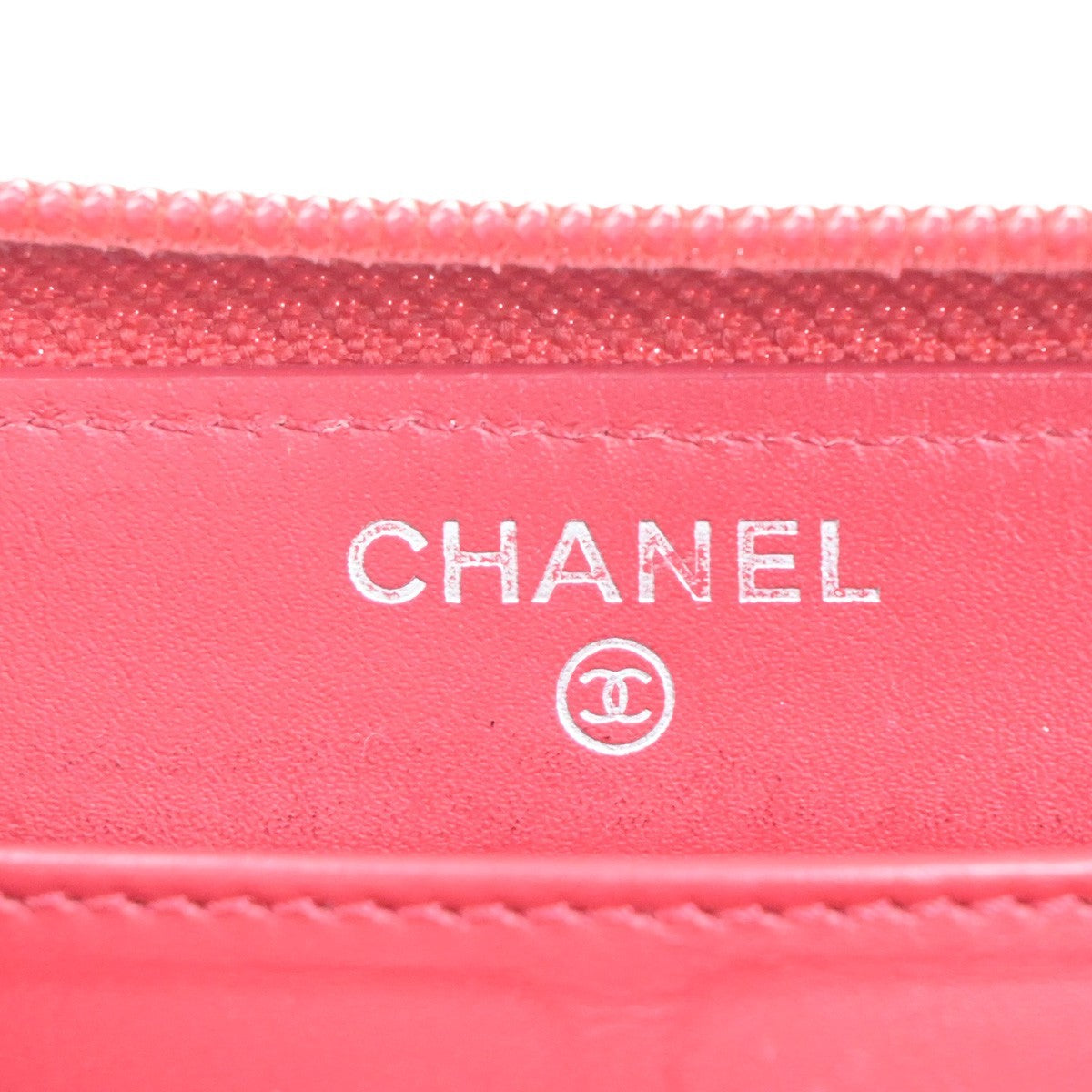 Chanel Timeless CC Zipped Organizer Wallet Leather, RED, LEATHER, Wallets