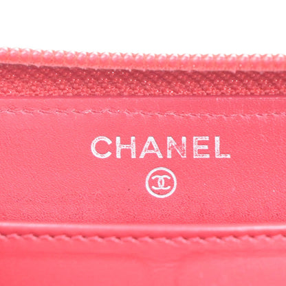 Chanel Timeless CC Zipped Organizer Wallet Leather, RED, LEATHER, Wallets