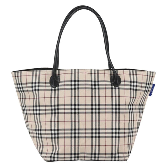 Burberry Nova Check Tote Nylon, BEIGE, NYLON, Tote bag