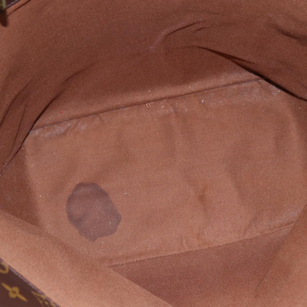 Louis Vuitton Shopping Sac Handbag Monogram Canvas, BROWN, CANVAS, Tote bag