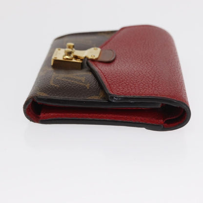 Louis Vuitton Pallas Wallet NM Monogram Canvas and Calfskin, BROWN, CANVAS, Wallets