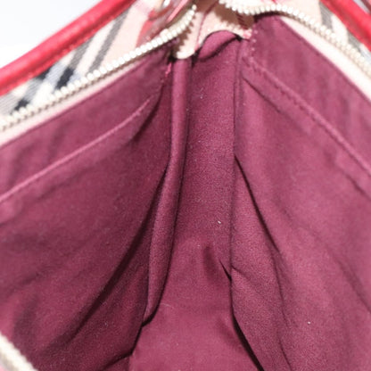 Burberry Shoulder Bag Nova Check Canvas, BEIGE, CANVAS, Shoulder bag